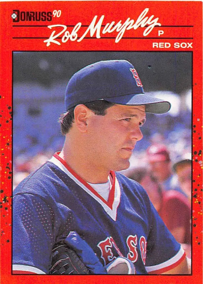 1990 Donruss #186 Rob Murphy NM-MT Red Sox ID:4844