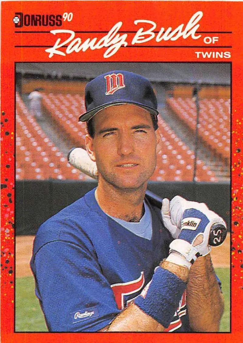 1990 Donruss #199 Randy Bush NM-MT Twins ID:4853