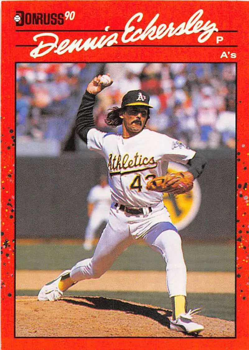 1990 Donruss #210 Dennis Eckersley NM-MT Athletics ID:4863