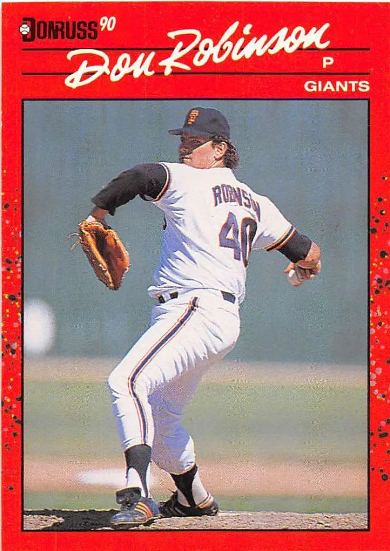1990 Donruss #258 Don Robinson NM-MT Giants ID:4946
