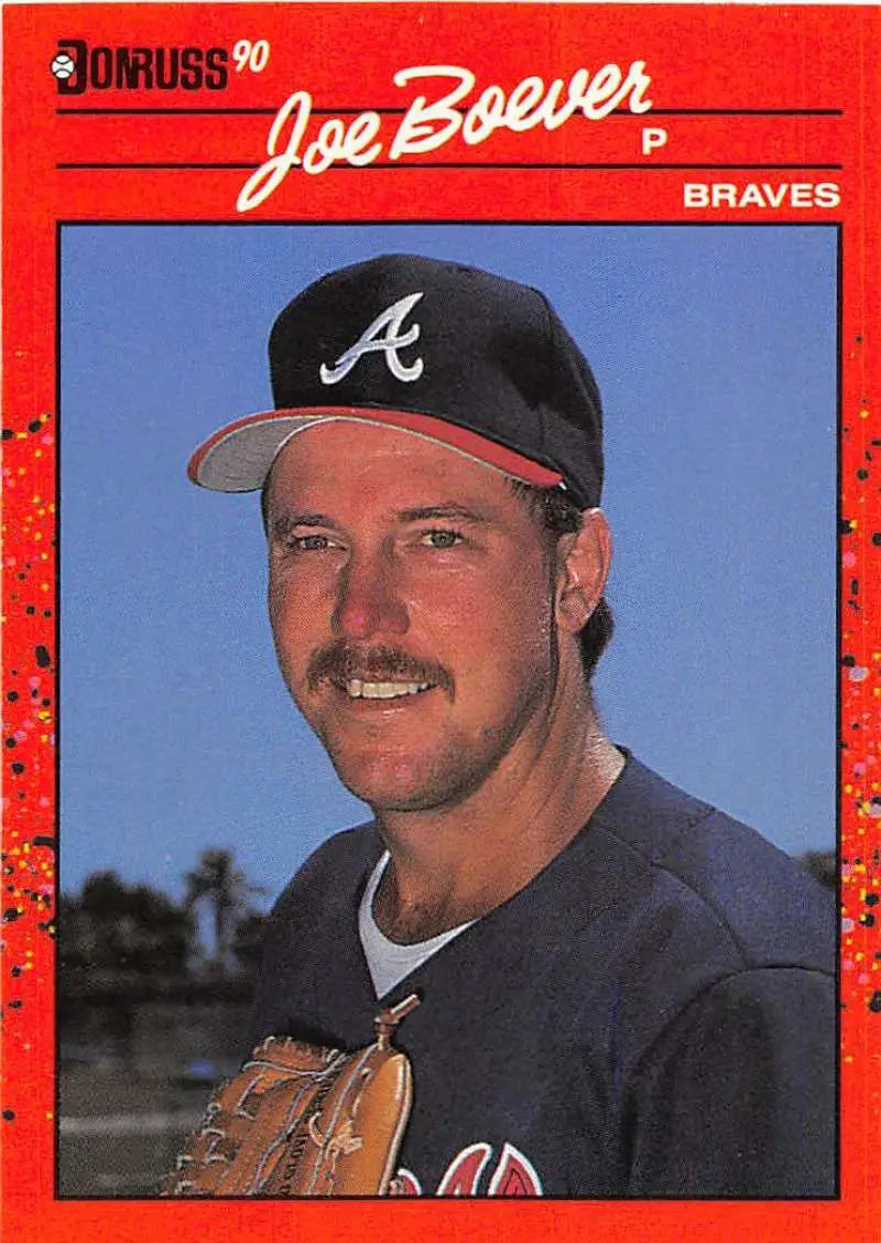 1990 Donruss #357 Joe Boever NM-MT Braves ID:5017