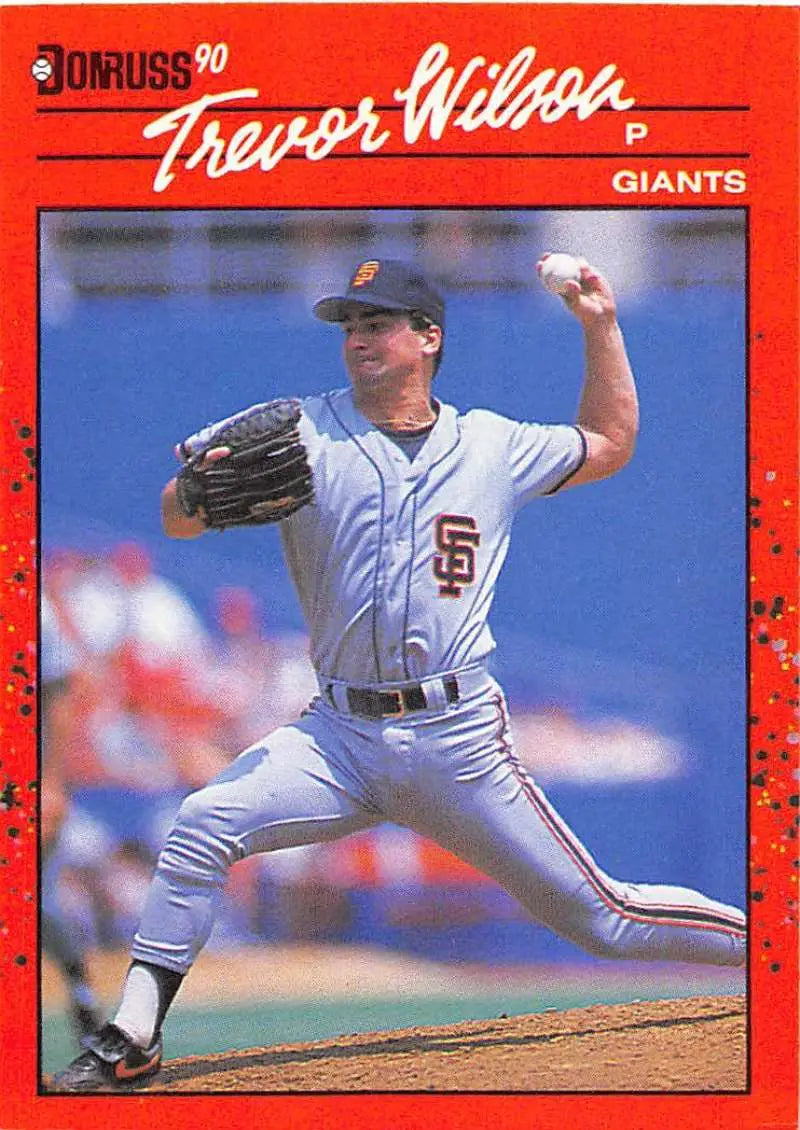 1990 Donruss #414 Trevor Wilson NM-MT Giants ID:5054