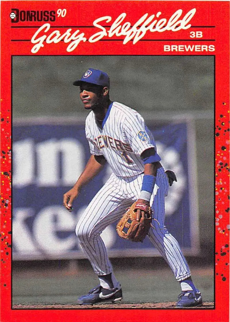 1990 Donruss #501 Gary Sheffield NM-MT Brewers ID:5115