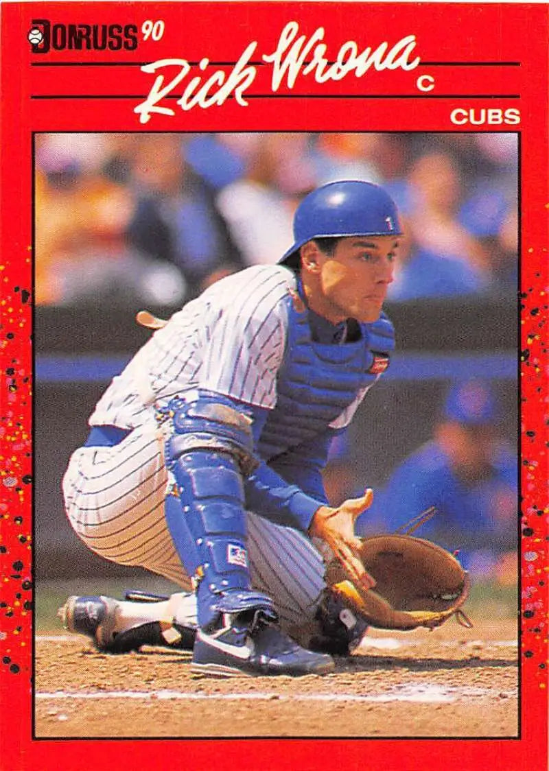 1990 Donruss #512 Rick Wrona NM-MT Cubs ID:5121