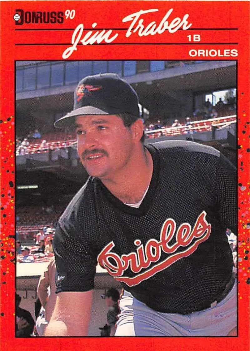 1990 Donruss #569 Jim Traber NM-MT Orioles