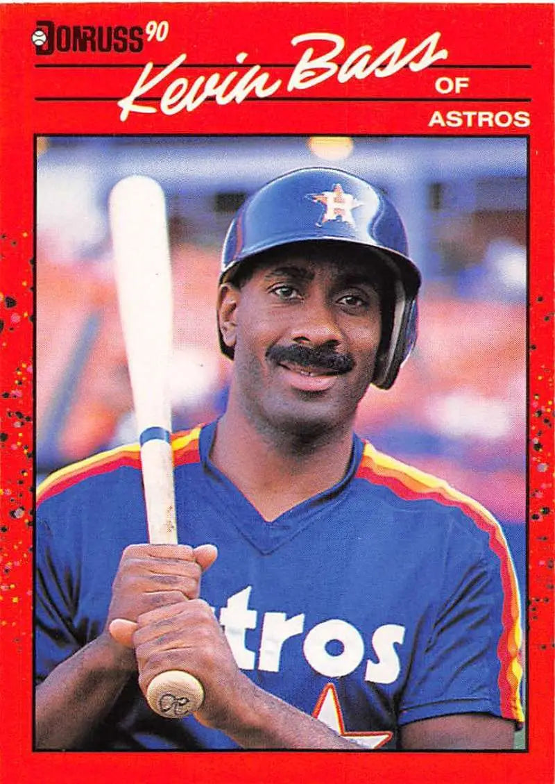 1990 Donruss #589 Kevin Bass NM-MT Astros DP ID:5175