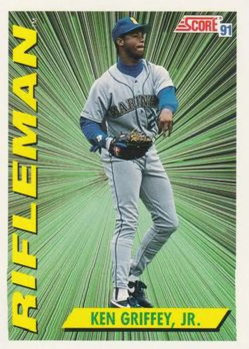 1991 Score #697 Ken Griffey Jr. NM Near Mint Mariners ID:83553