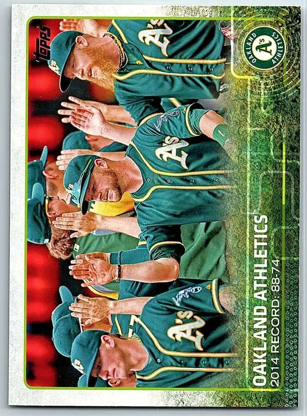 2015 Topps #33 Oakland Athletics NM-MT Athletics ID:74283