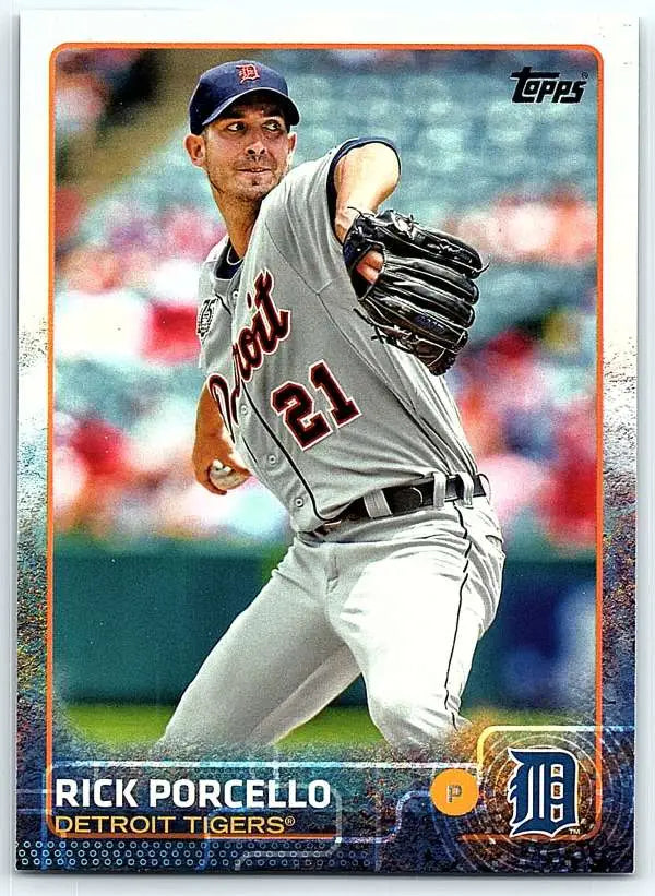 2015 Topps #206 Rick Porcello NM-MT Tigers ID:72818