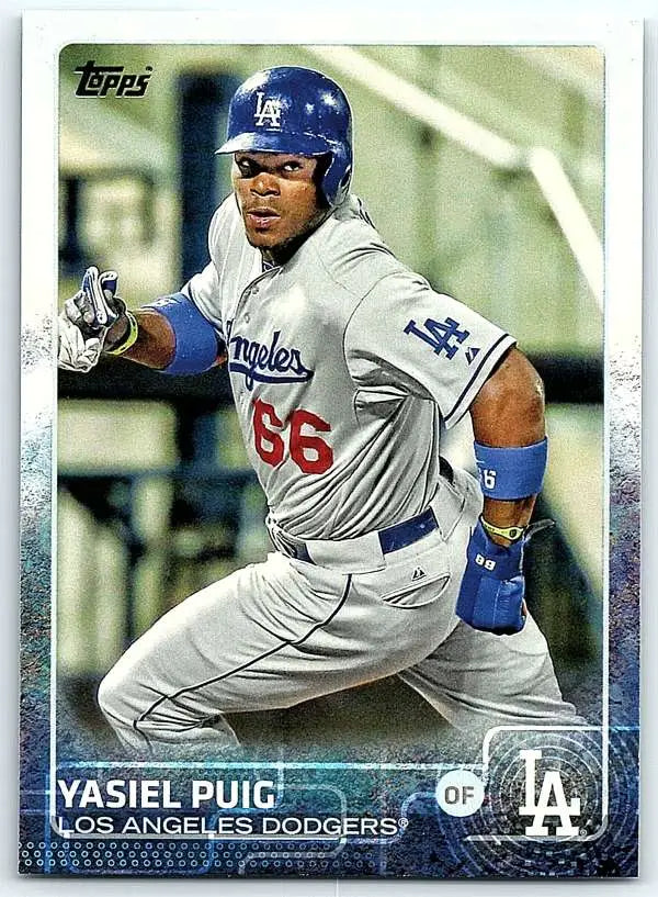 2015 Topps #350 Yasiel Puig NM-MT Dodgers ID:81517