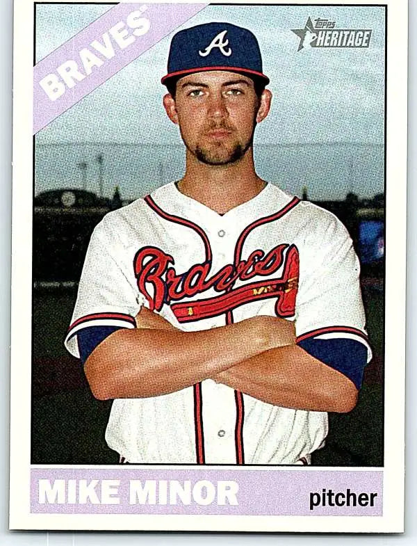 2015 Topps Heritage #133 Mike Minor NM-MT Braves ID:4317