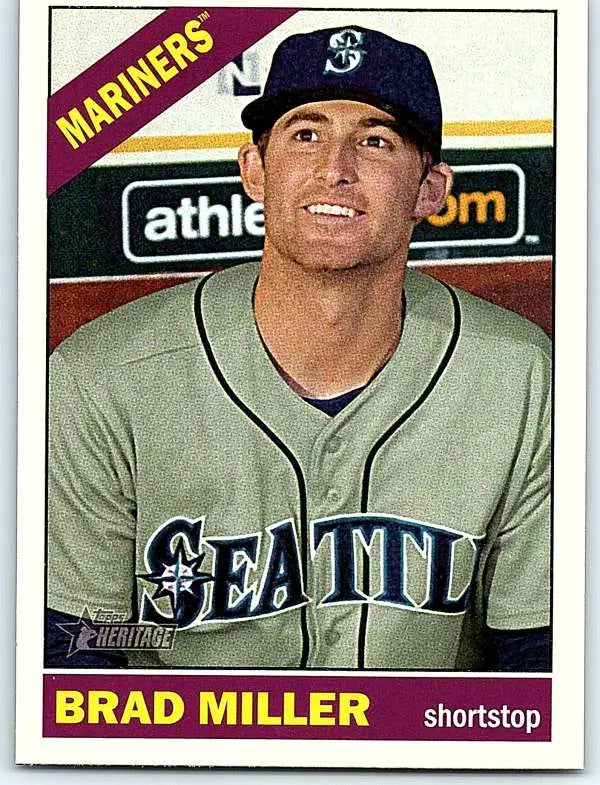 2015 Topps Heritage #162 Brad Miller NM-MT Mariners ID:4324