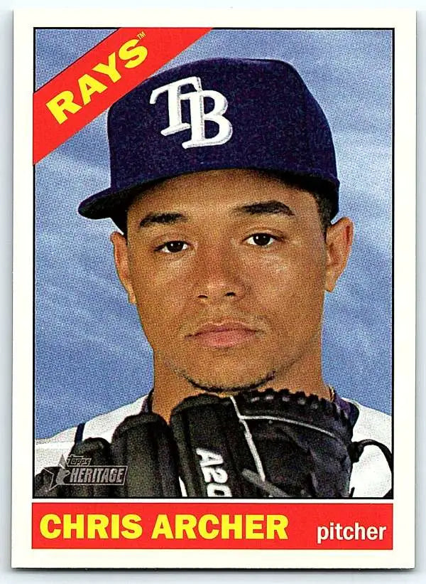 2015 Topps Heritage #258 Chris Archer NM-MT Rays ID:4379