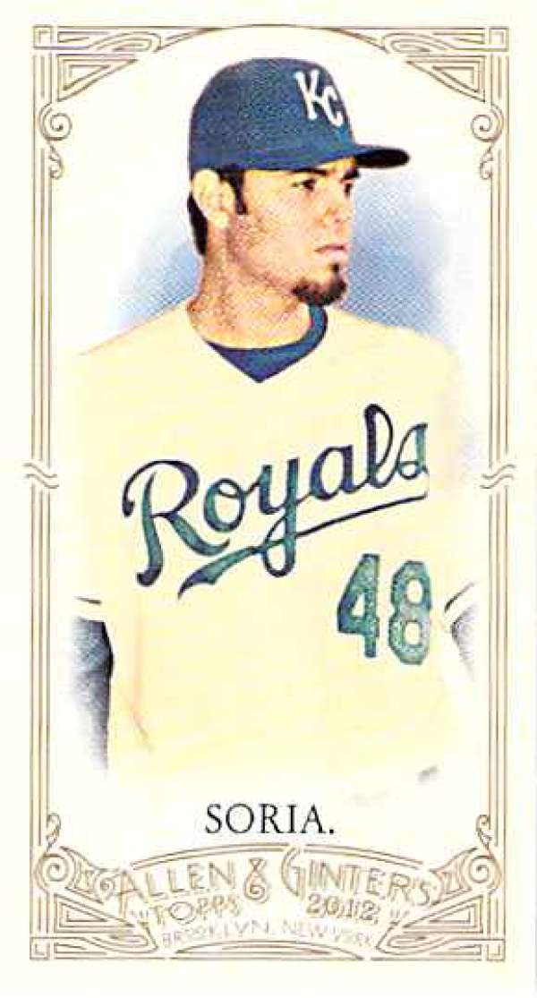 2012 Allen and Ginter Mini #72 Joakim Soria NM-MT Royals ID:70715
