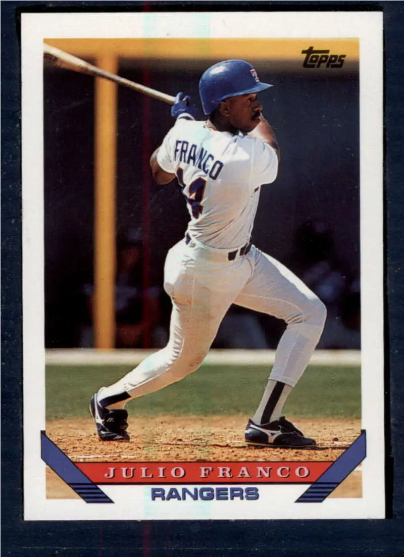 1993 Topps #670 Julio Franco NM Near Mint Rangers ID:82562