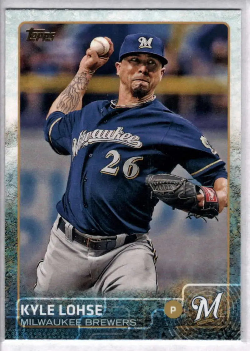 2015 Topps #410 Kyle Lohse NM-MT Brewers