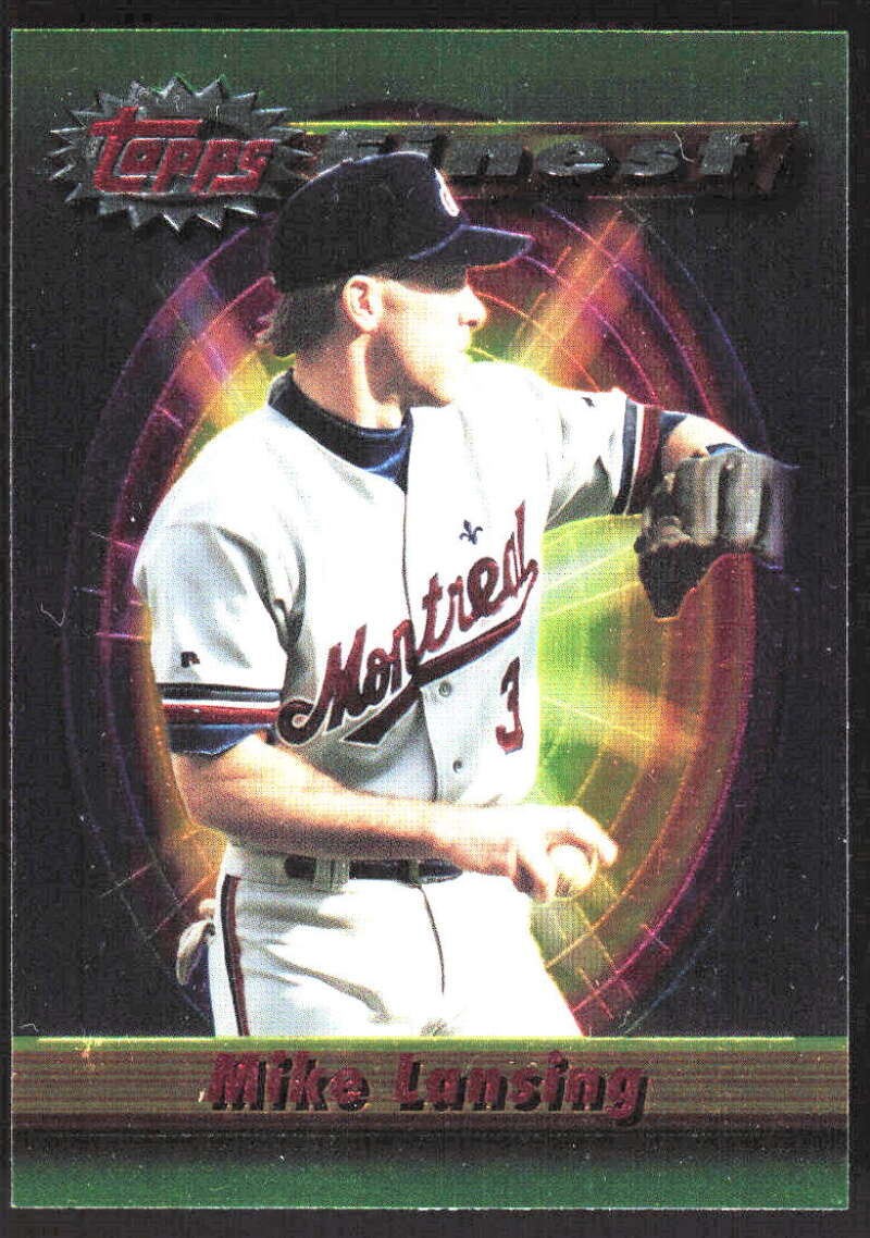 1994 Topps Finest #10 Mike Lansing NM Near Mint Expos FIN ID:82744