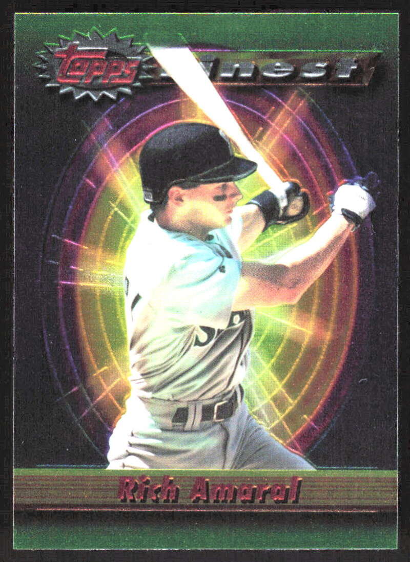 1994 Topps Finest #16 Rich Amaral NM Near Mint Mariners FIN ID:82749