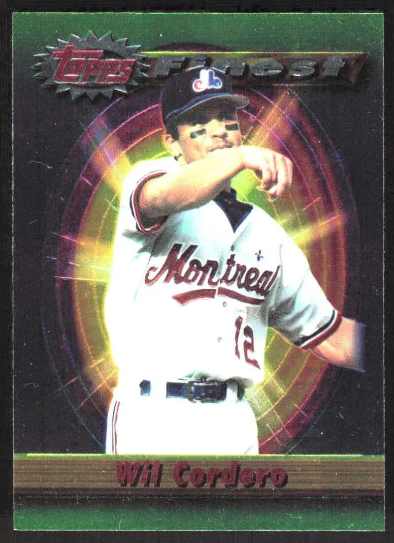 1994 Topps Finest #20 Wil Cordero NM Near Mint Expos FIN ID:82752