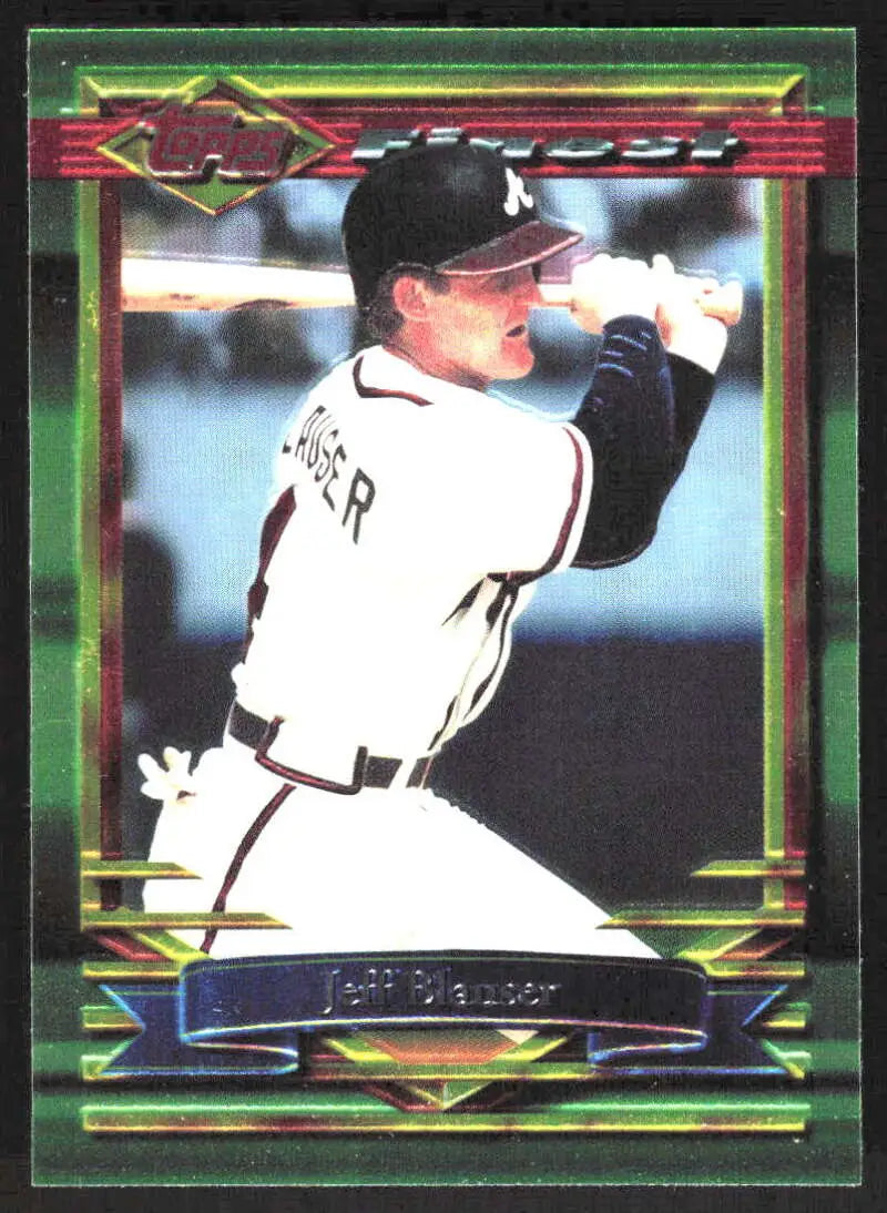 1994 Topps Finest #27 Jeff Blauser NM Near Mint Braves ID:82757