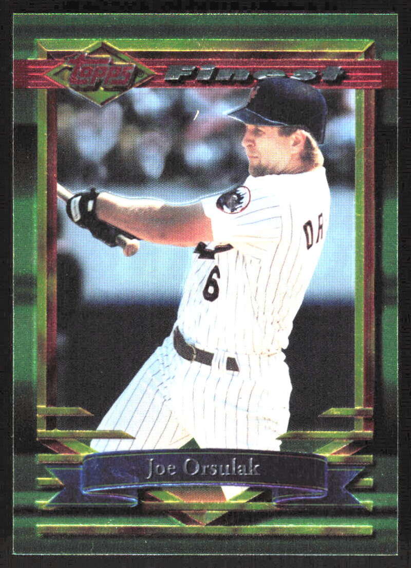 1994 Topps Finest #45 Joe Orsulak NM Near Mint Mets ID:82831