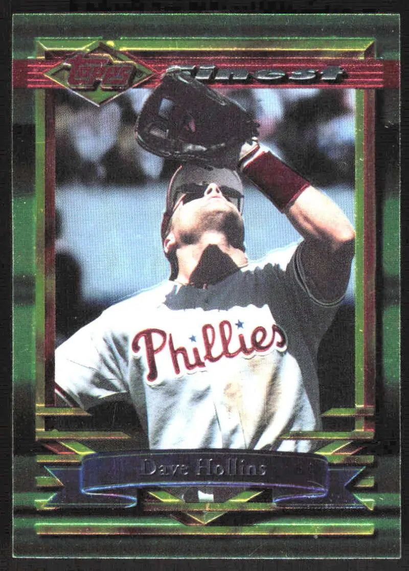 1994 Topps Finest #47 Dave Hollins NM Near Mint Phillies ID:82833