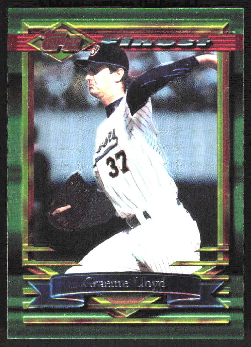 1994 Topps Finest #48 Graeme Lloyd NM Near Mint Brewers ID:82834