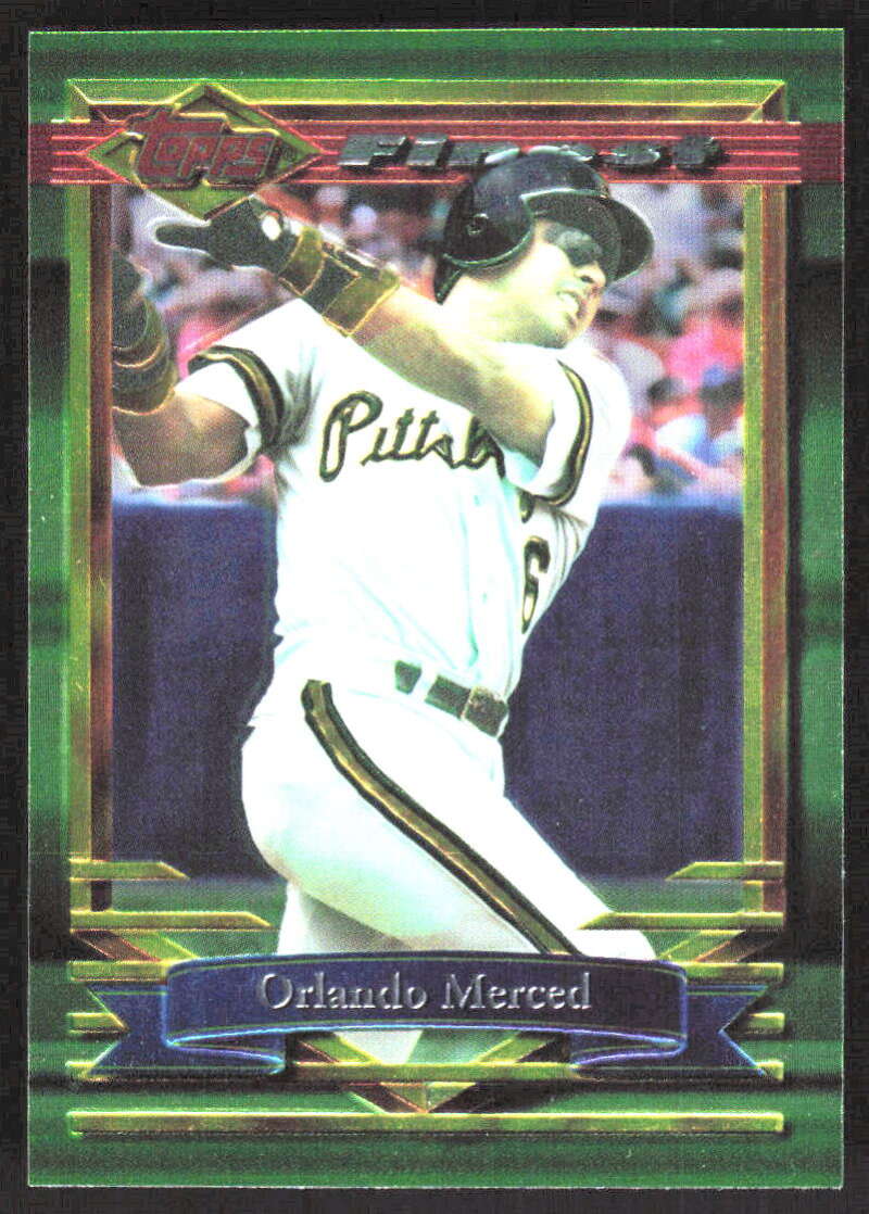 1994 Topps Finest #61 Orlando Merced NM Near Mint Pirates ID:82838