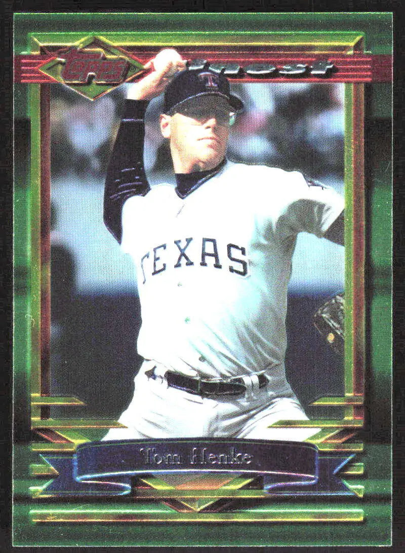1994 Topps Finest #64 Tom Henke NM Near Mint Rangers ID:82839