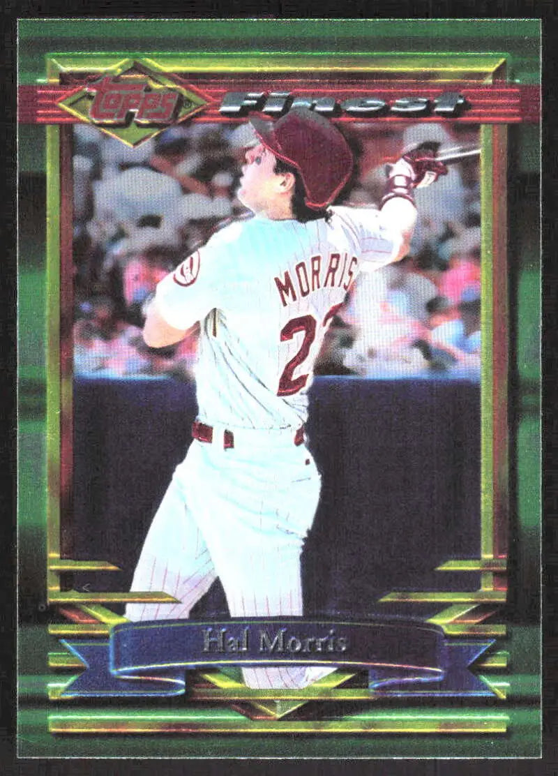 1994 Topps Finest #70 Hal Morris NM Near Mint Reds ID:82841