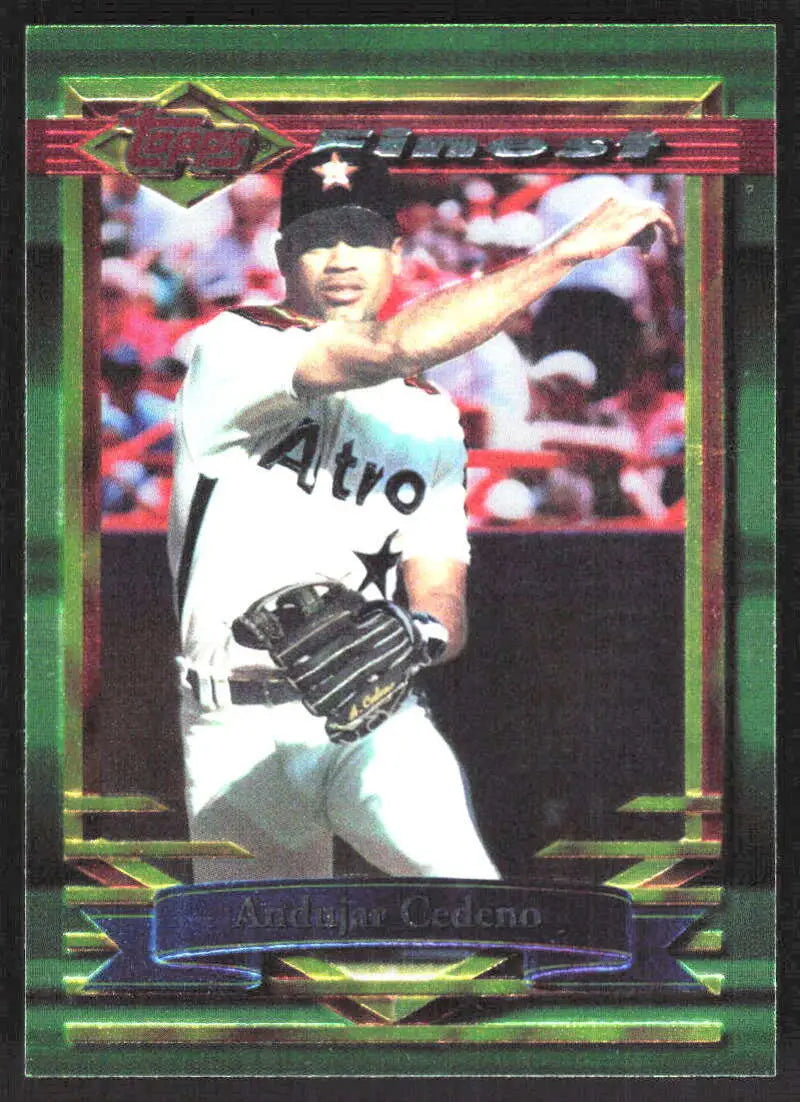 1994 Topps Finest #97 Andujar Cedeno NM Near Mint Astros ID:82843