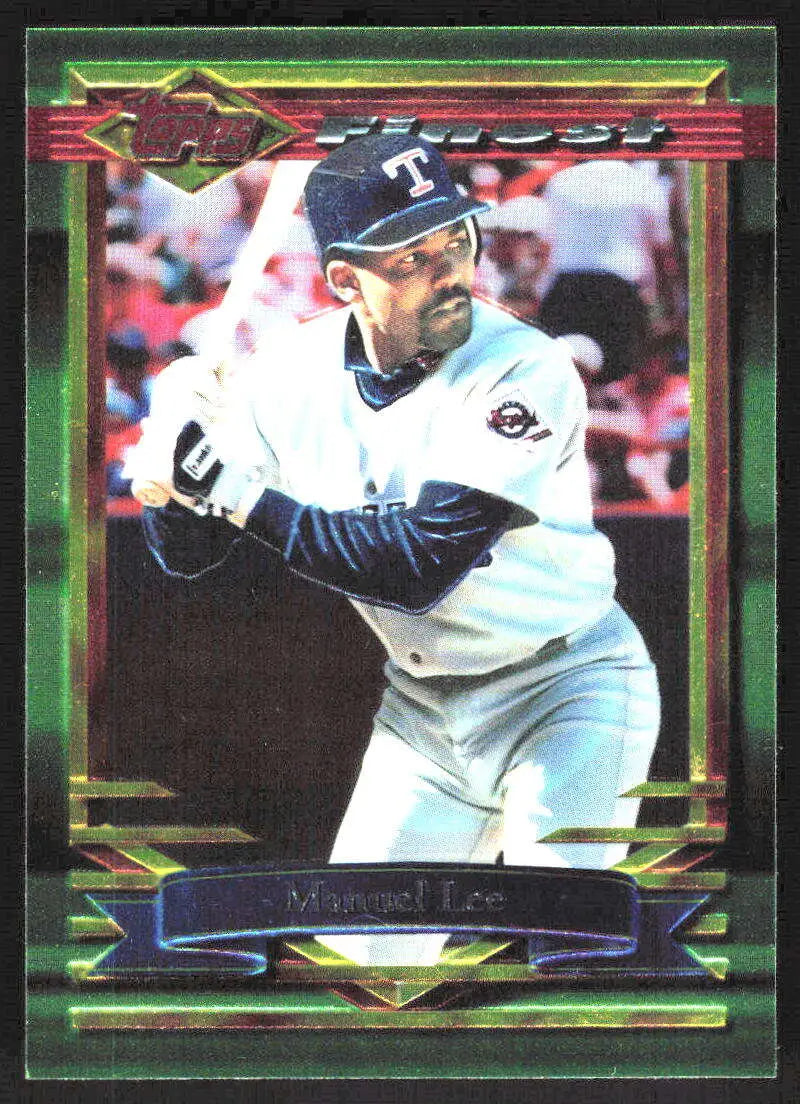 1994 Topps Finest #188 Manuel Lee NM Near Mint Rangers ID:82854