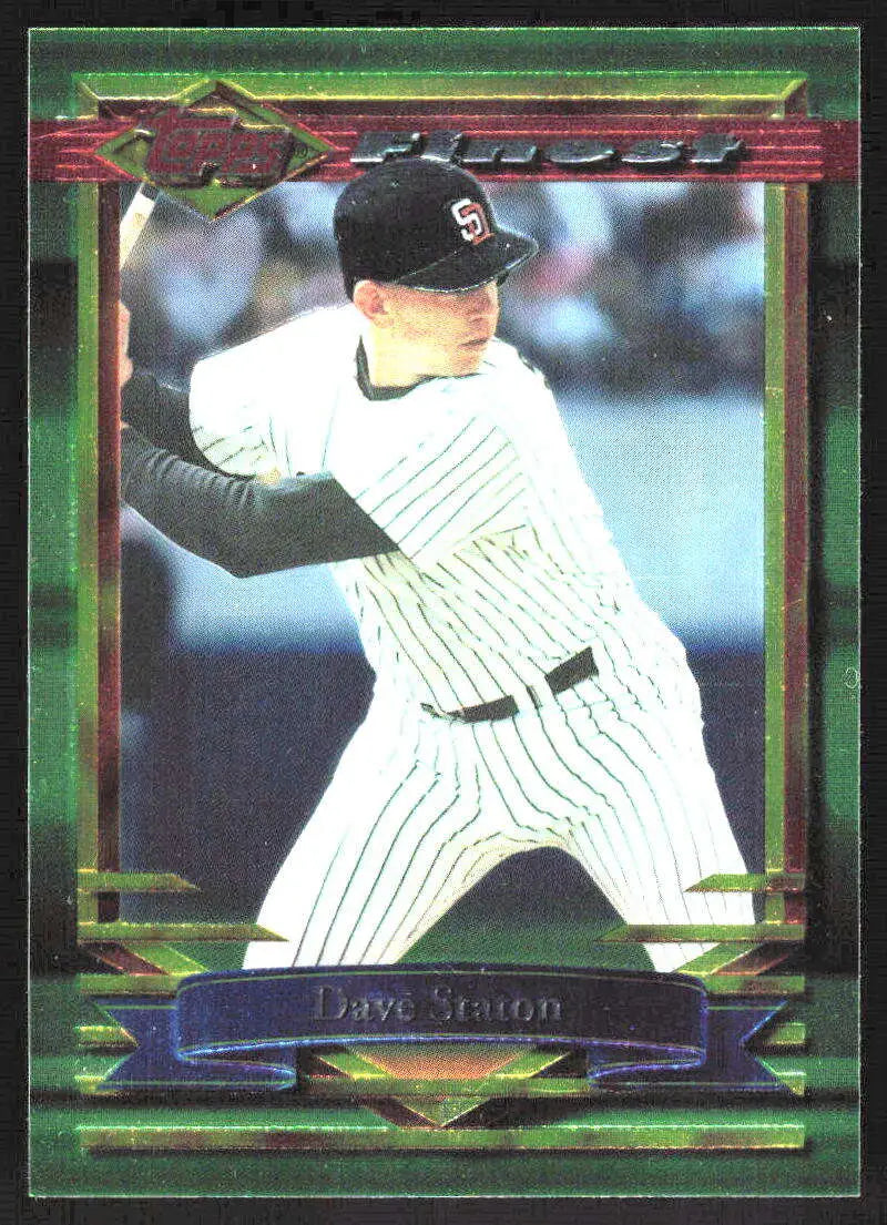 1994 Topps Finest #196 Dave Staton NM Near Mint Padres ID:82861