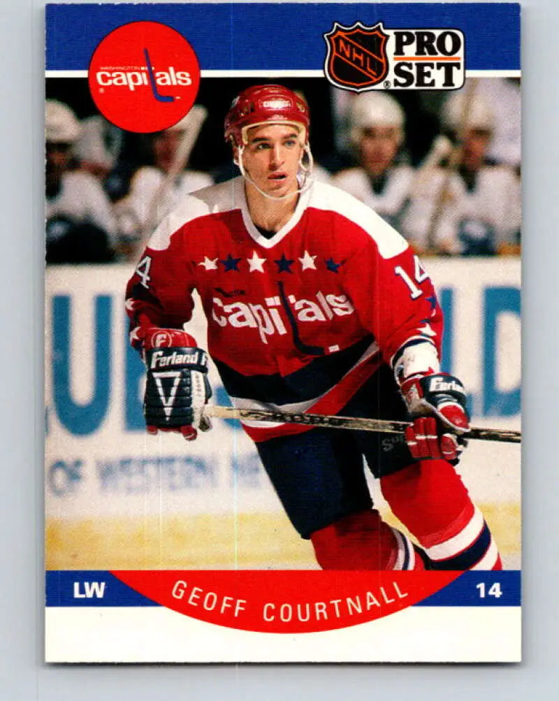 1990-91 Pro Set #309 Geoff Courtnall NM-MT Capitals ID:43151