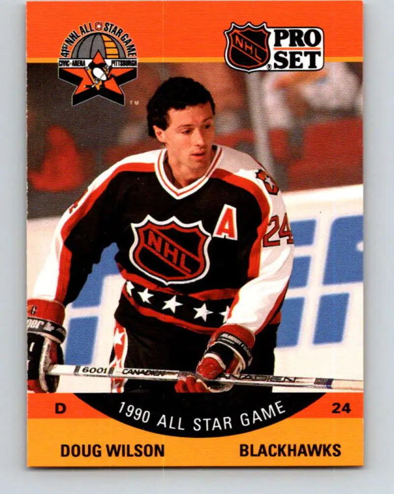 1990-91 Pro Set #346 Doug Wilson NM-MT Blackhawks AS ID:43188