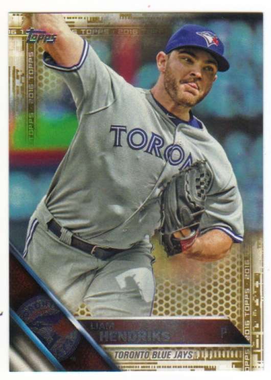 2016 Topps Gold #117 Liam Hendriks NM-MT 0061/2016 Blue Jays