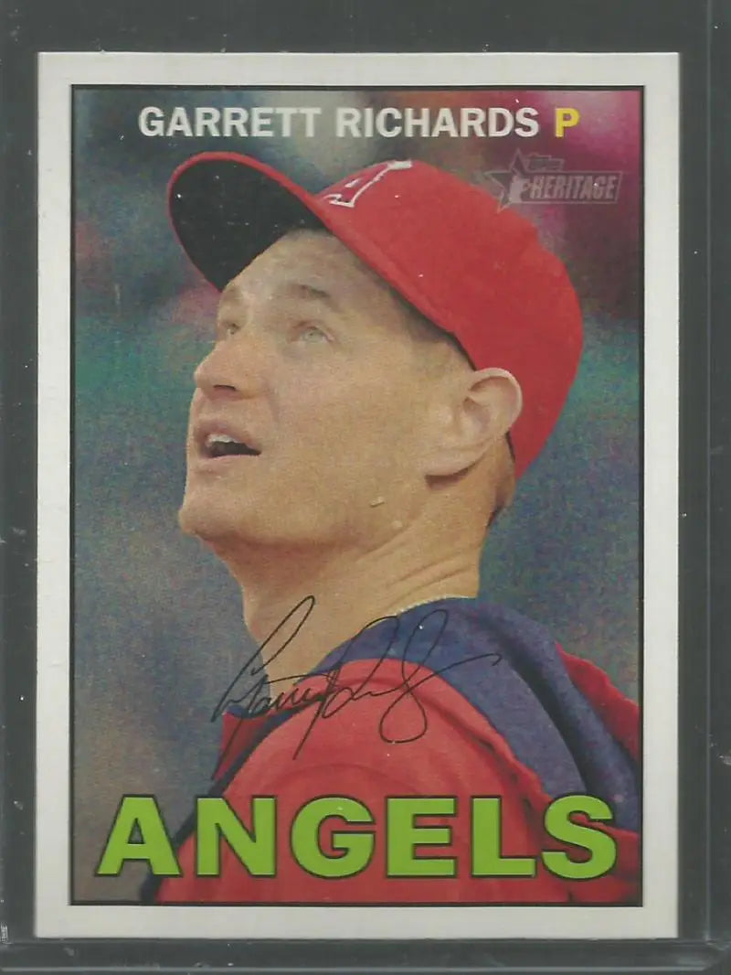 2016 Topps Heritage #321 Garrett Richards NM-MT Angels ID:9137