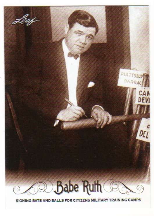 2016 Leaf Babe Ruth Collection #57 Babe Ruth NM-MT ID:3742