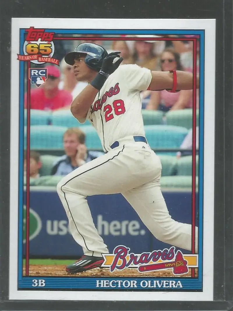 2016 Topps Archives #217 Hector Olivera NM-MT RC Rookie Braves 1991 Desi ID:1593