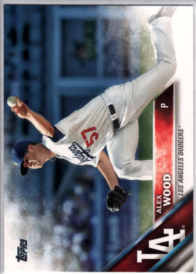 2016 Topps #536 Alex Wood NM-MT Dodgers