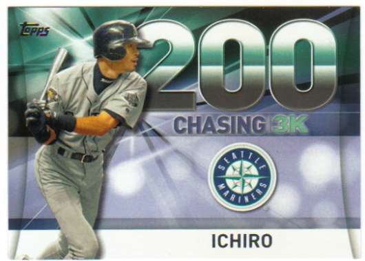 2016 Topps Chasing 3000 Ichiro #3000-3 Ichiro NM-MT Mariners