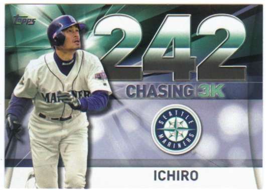 2016 Topps Chasing 3000 Ichiro #3000-4 Ichiro NM-MT Mariners