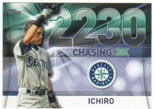 2016 Topps Chasing 3000 Ichiro #3000-22 Ichiro NM-MT Mariners