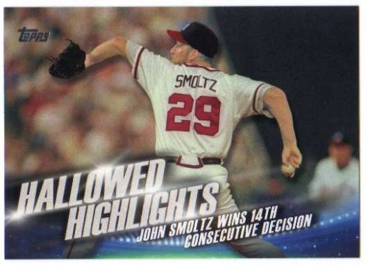 2016 Topps Hallowed Highlights #HH-3 John Smoltz NM-MT Braves