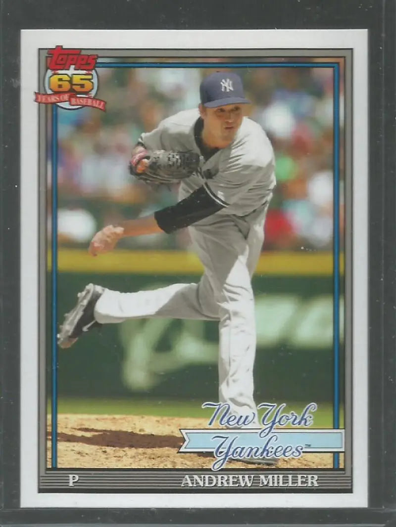 2016 Topps Archives #292 Andrew Miller NM-MT Yankees 1991 Design ID:1630