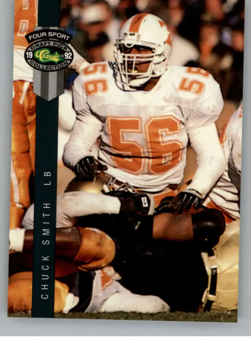 1992 Classic Four Sport #86 Chuck Smith NM Near Mint Falcons ID:74332