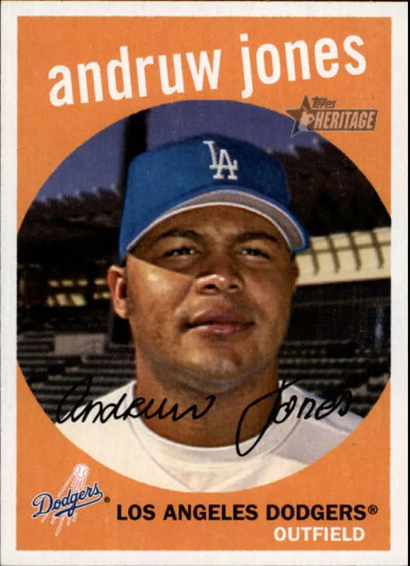 2008 Topps Heritage #230 Andruw Jones NM-MT Dodgers ID:13362