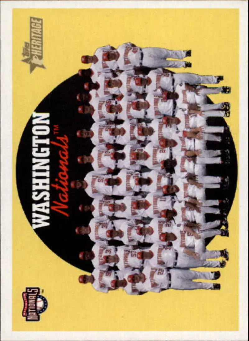 2008 Topps Heritage #397 Washington Nationals NM-MT Nationals ID:73338