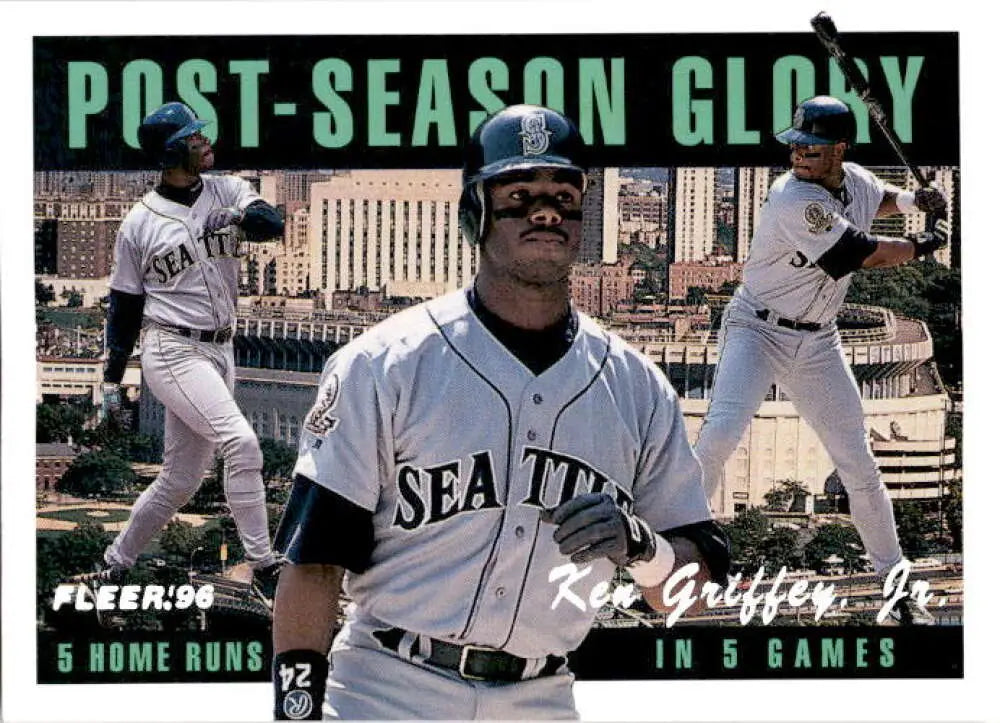 1996 Fleer Post Season Glory #2 Ken Griffey Jr. NM Near Mint Mariners ID:83580
