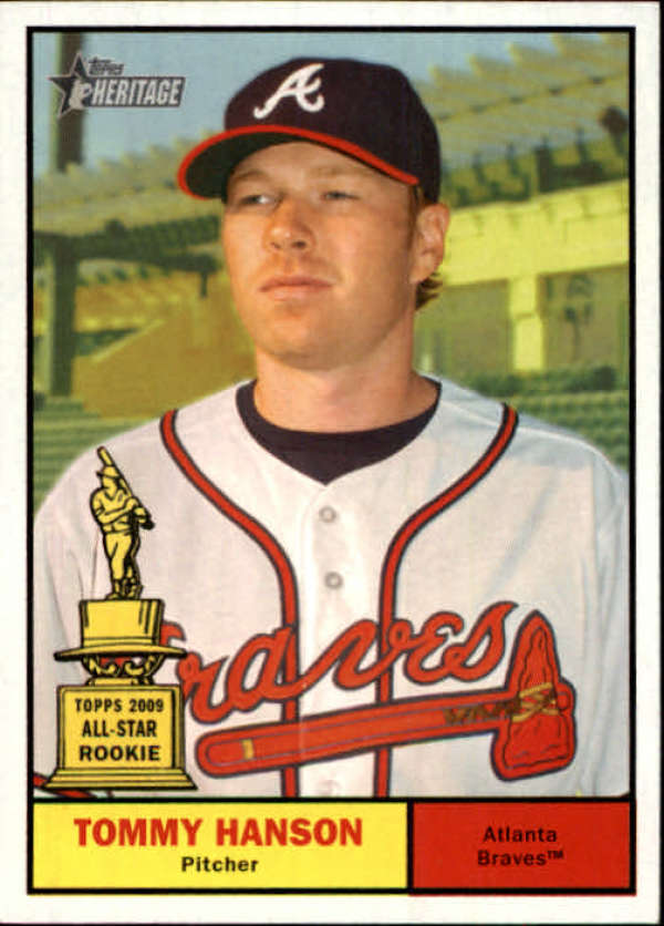 2010 Topps Heritage #395 Tommy Hanson NM-MT Braves ID:72106